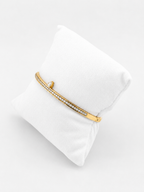 Rigid Bracelet Gold And Diamonds