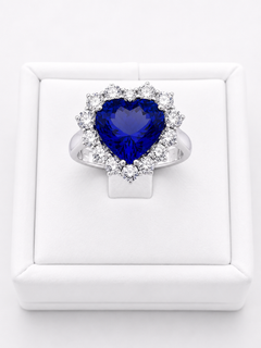 Tanzanite Heart Ring