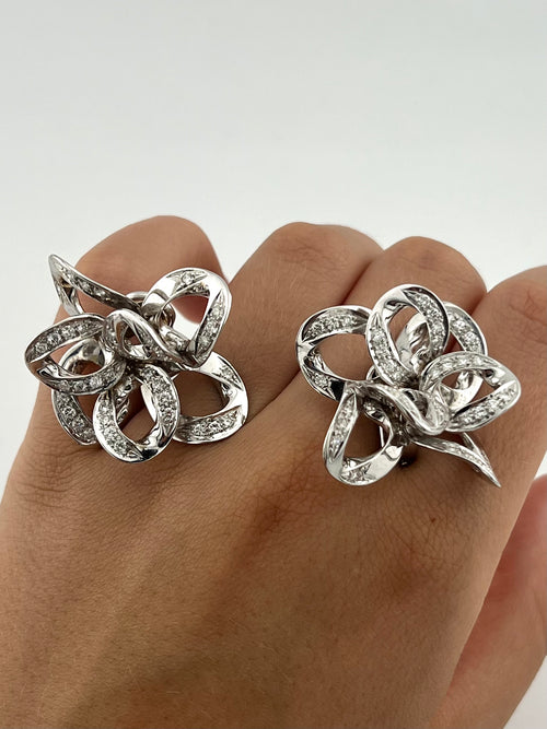 Pomellato Earrings With Diamonds And White Gold