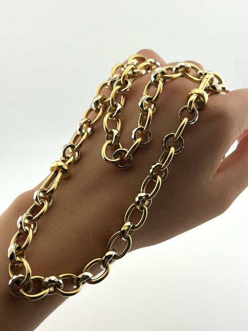 Pomellato Necklace In White and Yellow Gold