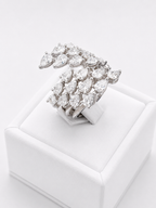 Pear Cuts Diamonds Ring