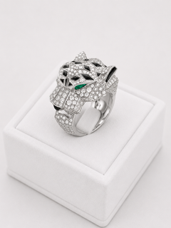 Cartier Panther Ring Pavèe