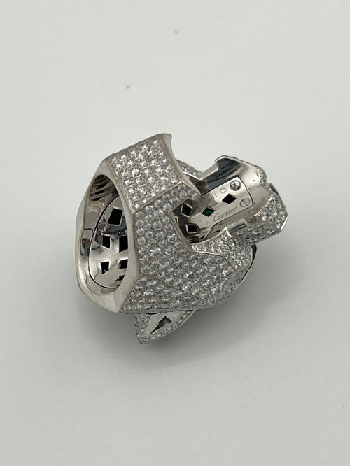 Cartier Panther Ring Pavèe