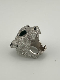 Cartier Panther Ring Pavèe