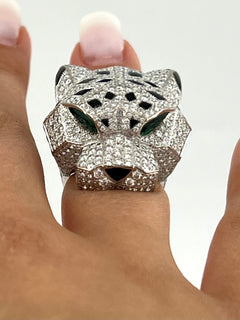 Cartier Panther Ring Pavèe