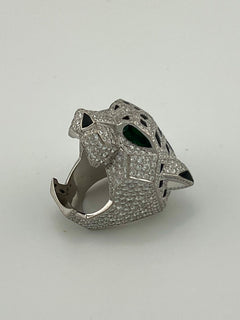 Cartier Panther Ring Pavèe