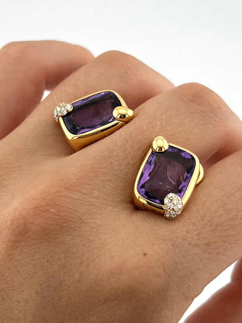 Pomellato Earrings With Amethyst
