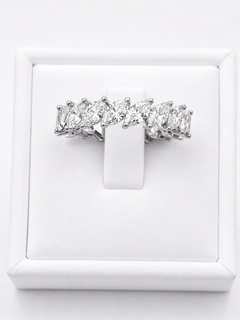 DEMEGLIO Marquise Cut Riviere Ring