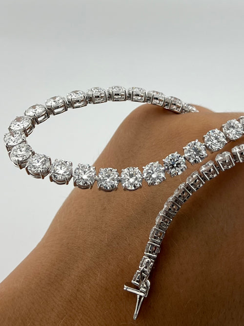 Tennis Necklace With Diamonds