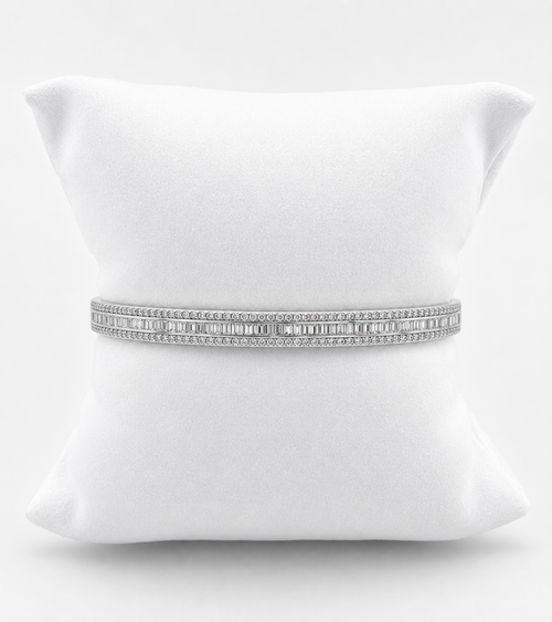 Rigid Bracelet Whit Diamonds