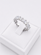 DEMEGLIO Marquise Cut Riviere Ring
