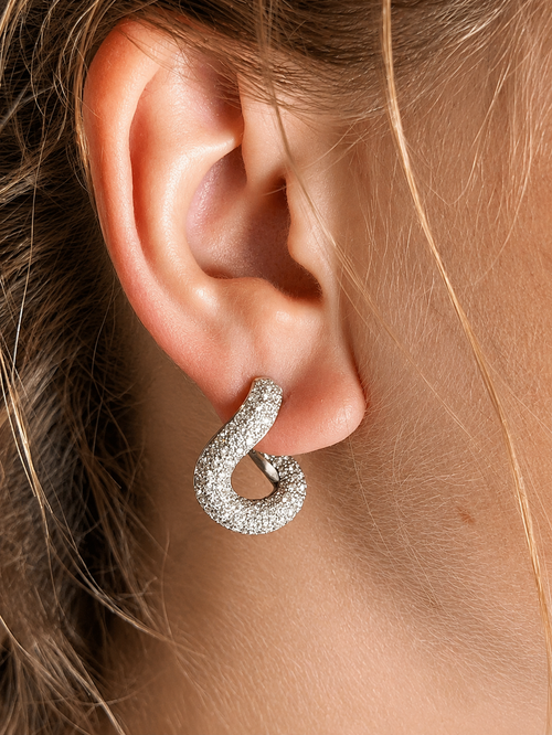 Pomellato Earrings With Diamonds And White Gold