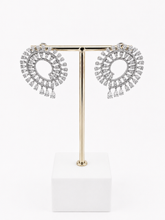 Earrings Pears Cut Diamonds