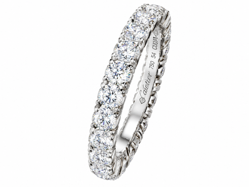 Cartier Alliance in Platinum with Diamonds