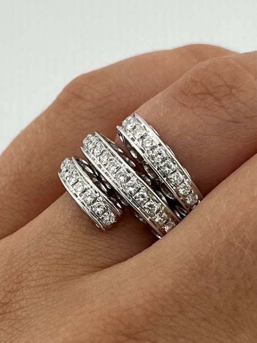 Three Circle Diamond Ring