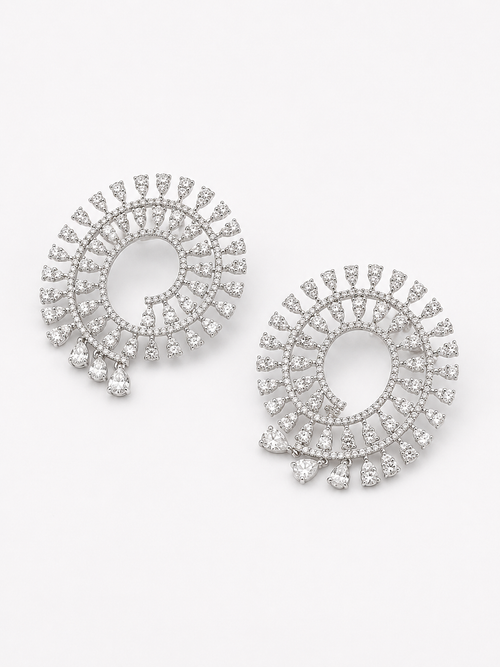 Earrings Pears Cut Diamonds