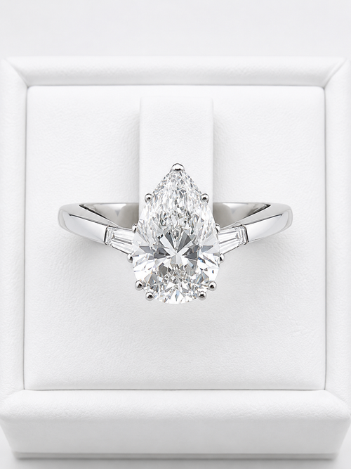 Ring pear cut