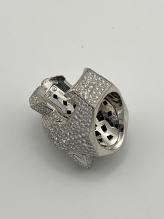 Cartier Panther Ring Pavèe