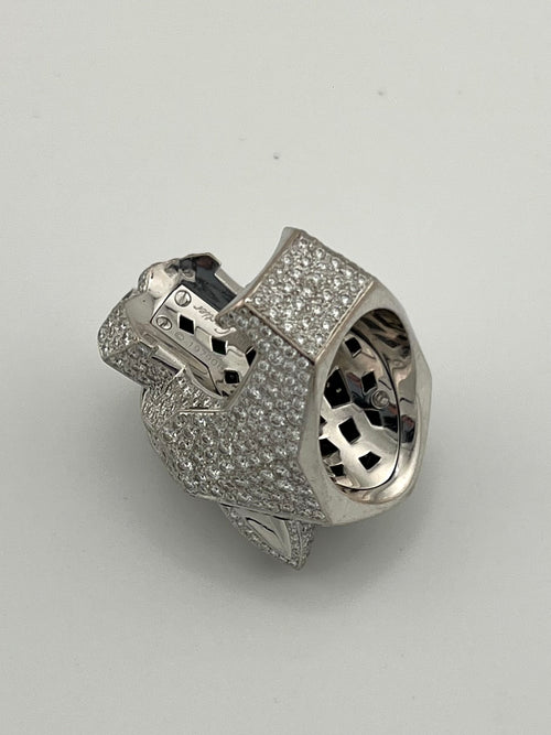 Cartier Panther Ring Pavèe