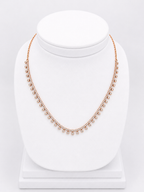 Necklace Whit Round Diamonds