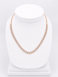 Necklace Whit Round Diamonds