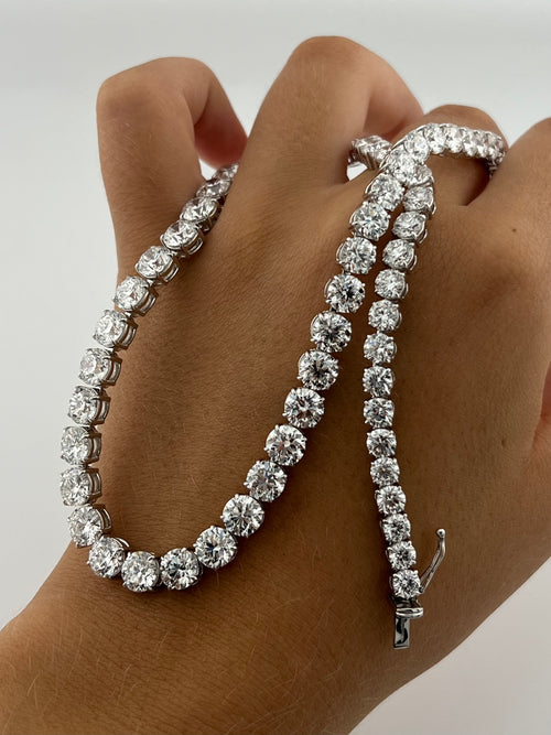 Tennis Necklace With Diamonds