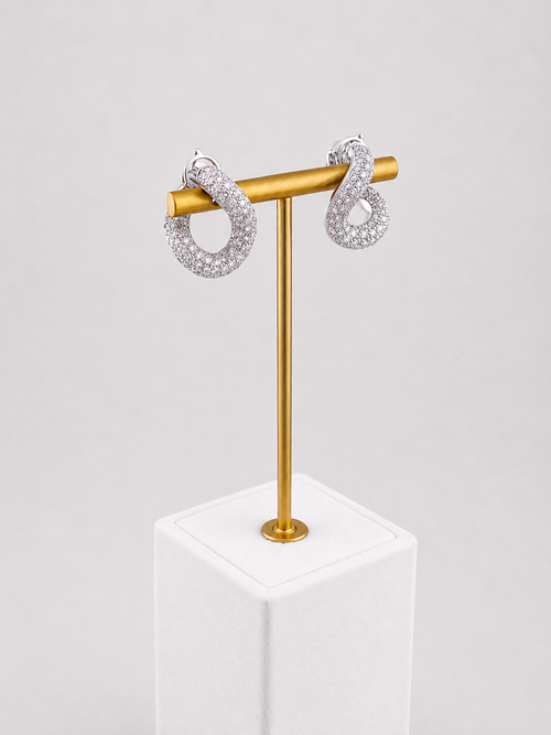 Pomellato Earrings With Diamonds And White Gold