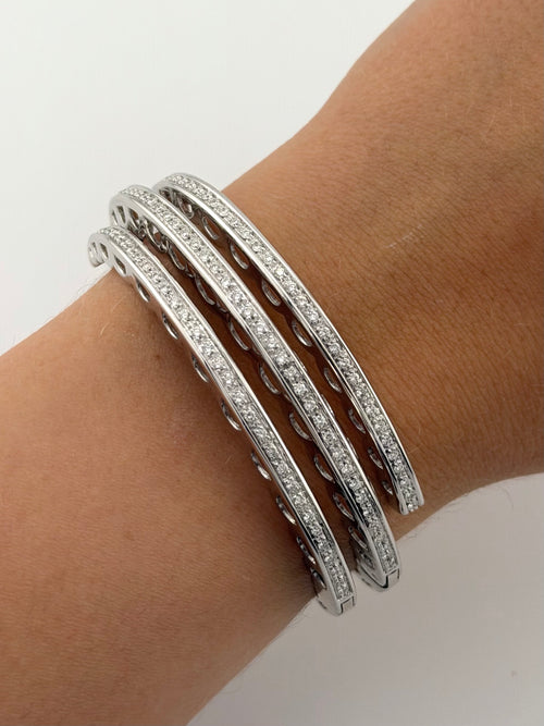 Tree Lines of Diamonds Bracelet