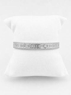 Rigid Big Bracelet Whit Diamonds