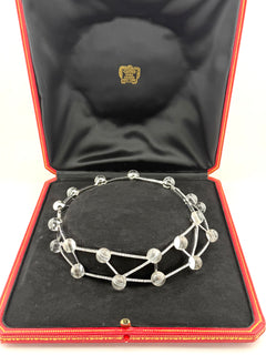 Cartier Chocker Collection Les Molecules In White Gold and Rock Crystal