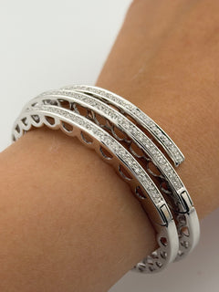 Tree Lines of Diamonds Bracelet