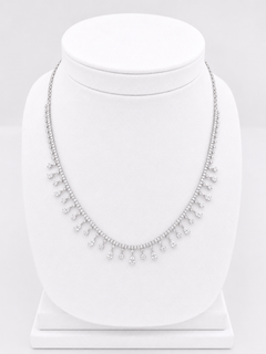 Necklace With Diamonds Pendents