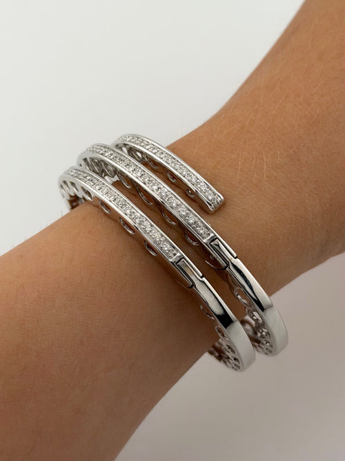 Tree Lines of Diamonds Bracelet