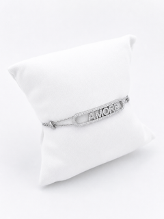 Bracelet Diamond With Written Amore