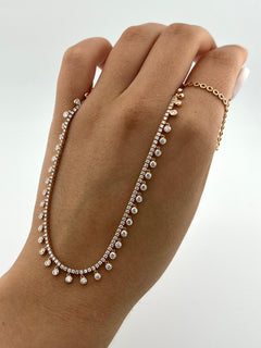 Necklace Whit Round Diamonds