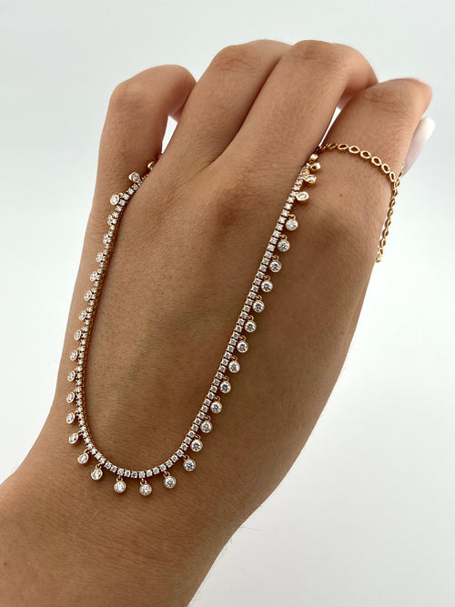 Necklace Whit Round Diamonds
