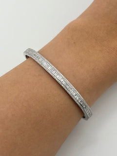 Rigid Bracelet Whit Diamonds