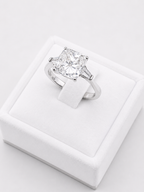 Solitaire Square Ring