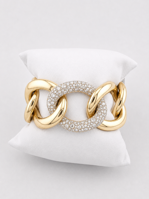 Pomellato Tango Bracelet With Yellow Gold