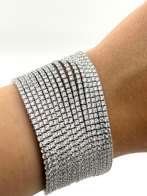 Bracelet tennis mutiwire