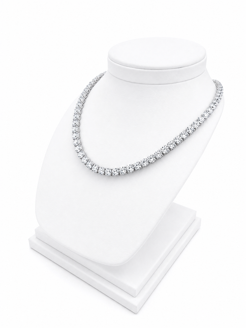 Tennis Necklace With Diamonds