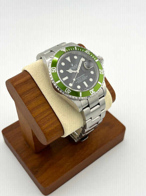 Rolex Submariner "Kermit" In Stainless Steel with Guarantee