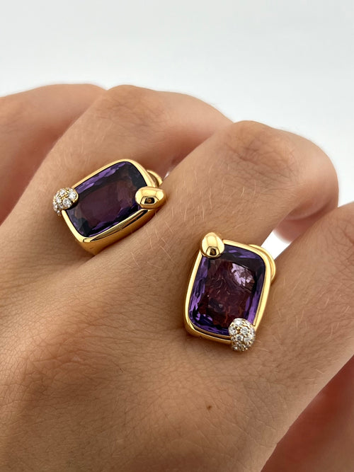 Pomellato Earrings With Amethyst