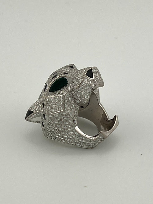Cartier Panther Ring Pavèe