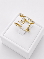 Marquise and Pear Diamonds Ring