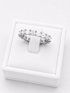 DEMEGLIO Eternity Emerald Cut Ring