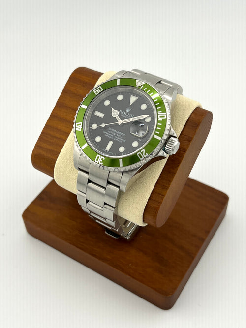 Rolex Submariner "Kermit" In Stainless Steel with Guarantee
