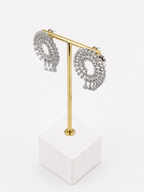 Earrings Pears Cut Diamonds