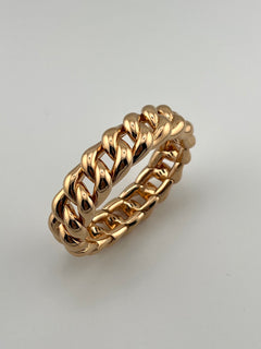 DEMEGLIO Elastic Bracelet Yellow Gold