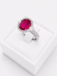 Ruby Solitaire Ring